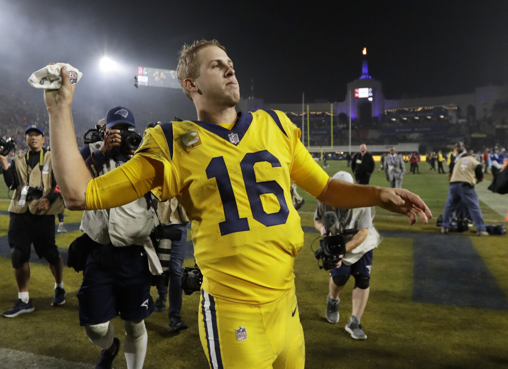 2018: Jared Goff leads Rams to 54-51 win over Chiefs in third highest-scoring NFL game